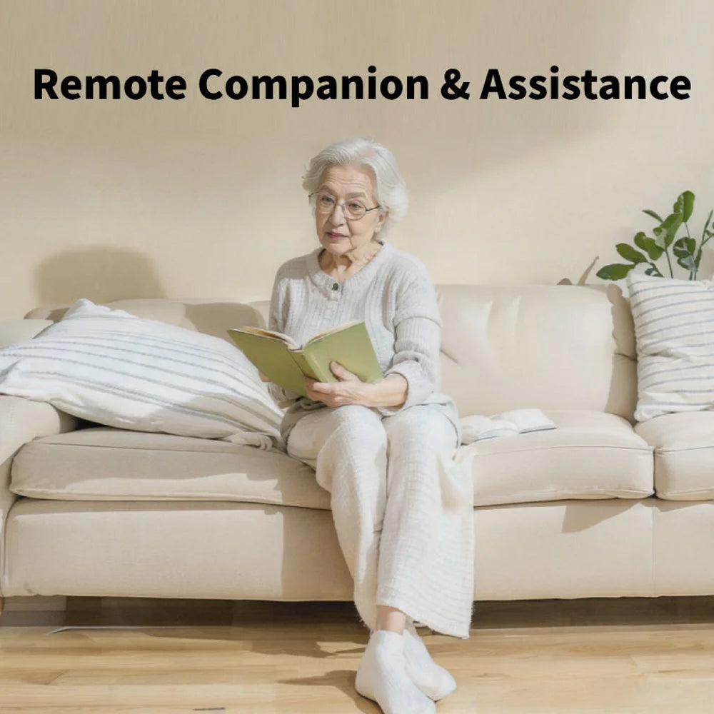 ROLA Mini 2K Wi-Fi Camera Robot with Motion Tracking & 2-Way Audio