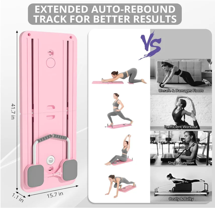 Adjustable Pilates Workout Board | Push-Up + Core Trainer | Ships Fast from USA