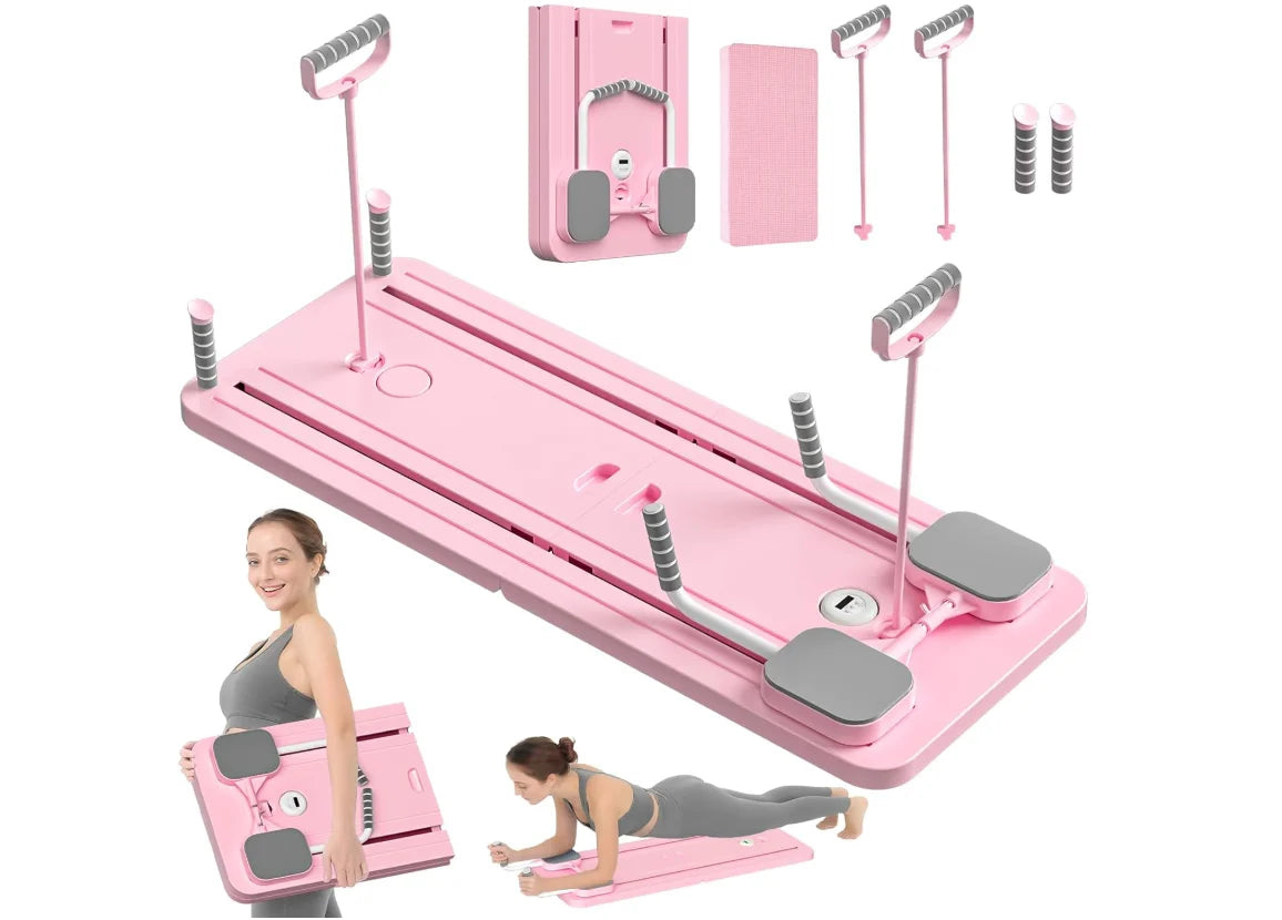 Adjustable Pilates Workout Board | Push-Up + Core Trainer | Ships Fast from USA
